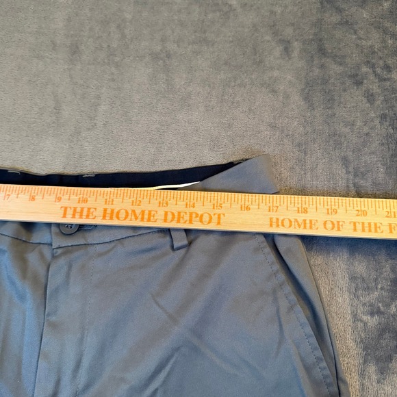 Amazon Essentials Grey Performance Chino Pants Mens 34x34 Stretch Straight Leg - Picture 8 of 12